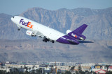 Fedex DC-10 lifting off from LAS, Feb, 2011