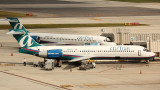 Two AirTran B-717 at their gates in FLL