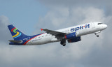 Spirit Air A-320 lifting off from FLL 9L