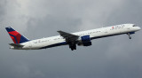B-757-300 in Delta color taking off from FLL
