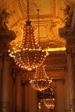 Chandeliers in Teatro Colon