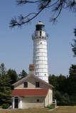 A nice blue sky helped me photograph pretty Cana Island light, but the heat & humidity that day were worse than DCs!!!