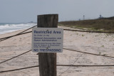 End of the Beach Walk (Launch Pad 39b in the background)