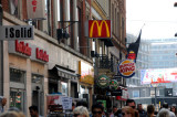 Familiar signs along a Copenhagen street