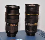Nikkor 24-70mm (one lens and one coffee cup)
