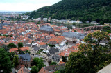 Tile Roof view from the Castle in Heidelberg 