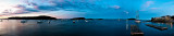 110911-88-alce-325-40  Bar Harbor Maine;  Moon Rise,  Sunset