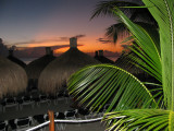 Palapas sunset pool