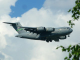 C-17 Globemaster landing in Okecie Warsaw