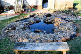 The new pond I added to the first one. Bend working on last 3 week