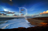 A Praia do Norte em 14 de janeiro de 2006