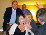April 2011 - Joel Harris, Ashley McClellan, Don Boyd and Brittney Hammell at the after reception hotel party room