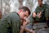 1969 - Army Cobra pilot Ron Gunther twisting his mustache in Vietnam with Joe Arton and forgotten name pilot in the background