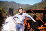 1969 - Alton B. Lanier working for the railroad near the French Broad River in Tennessee