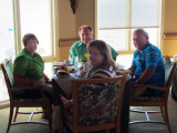 July 2011 - Karen, Breman and Ouida Griner and Don at the Innlet restaurant at the Lodge & Club on Ponte Vedra Beach
