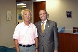 20__ - Dick Judy and current Aviation Director Jose Abreu