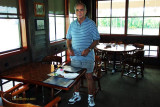 July 2010 - LCDR Ken Grossman, USCGR retired, before lunch at the Islamorada Fish Company in Dania Beach