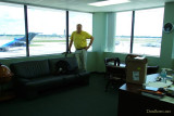 May 2010 - David Knies at his buddy Toms office at Ft. Lauderdale-Hollywood International Airport