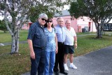 December 2011 - Parks and Susan Masterson, Charles Carter and Don Boyd at the former Nike Hercules air defense command in ENP