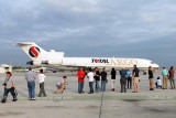 2012 MIA Airfield Tour - tour group photographing Total Cargo B727-225Adv(F) PR-TTW on the north side of MIA