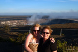 July 2009 - Donna and Karen at the Kīlauea volcano on the Big Island