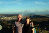 July 2009 - Don and Karen at the Kīlauea Volcano on the Big Island, Hawaii