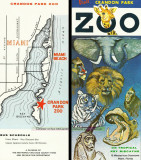 Late 1960's - a Crandon Park Zoo brochure distributed to the public