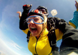 2012 - our niece Lisa Criswell skydiving over Utah