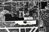 1969 - aerial view of the Turnpike Drive-In on NW 27th Avenue north of Masters Field