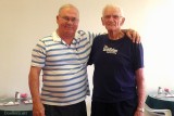 June 2012 - Don Boyd and Norm Andresen at Treats Cafe in Miami Springs