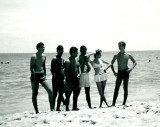 1964 - beach party for the cast of Monkeys Uncle