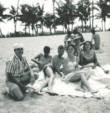 May 1964 - C.Y.O. beach party for the cast of Three Misses and a Myth
