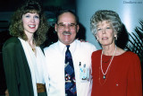 1993 - Cindy Klitch, Don Boyd and Jane Klitch at Jane's retirement party at the Top of the Port
