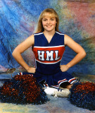 1992-1994 - Karen in her HML Cheerleader outfit