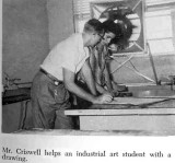 1960 - Karen's dad, James Criswell, in North Miami Senior High Conestoga yearbook