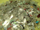 PC CD/DVD regrind metalized