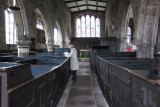 Ancient, totally crooked, haunted church in York