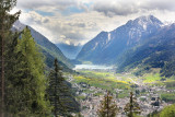 View down into the Puschlav Valley.......