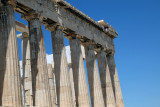 Colonnade Detail, The Parthenon, Acropolis, Greece.