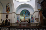 Inside Chruch of Sao Paolo, Olbia, Sardinia, Italy.