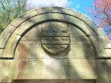 COAT OF ARMS ABOVE COURTYARD DOOR