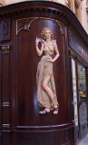 LADY DECORATING A CAFE!