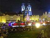 CROWDS ON ST MIKULAS NIGHT