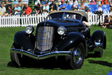 1935 Auburn 851 SC Boattail Speedster, Bob & Brigitte Thayer, Atlanta, GA, Best in Class, American Classic Open 1932-1936 (8356)