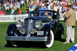 1940 Duesenberg SJ Town Car Cabriolet, Gary Bahre, Alton, NH, FIVA Award for Best-Preserved and Regularly Driven Vehicle (8471)