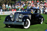1940 Duesenberg SJ Town Car Cabriolet, Gary Bahre, Alton, NH, FIVA Award for Best-Preserved and Regularly Driven Vehicle (8472)
