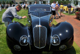 1936 Delahaye 135M SWB Competition Coupe by Figoni & Falaschi, Best of Show awardee at The Elegance at Hershey 2012 (4036)