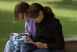 Studying In The Minster Gardens