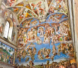 The Last Judgment...Michaelangelo (Click to enlarge)