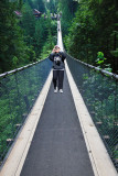 Capilano Suspension Bridge: 136 meters long and 70 meters above the river